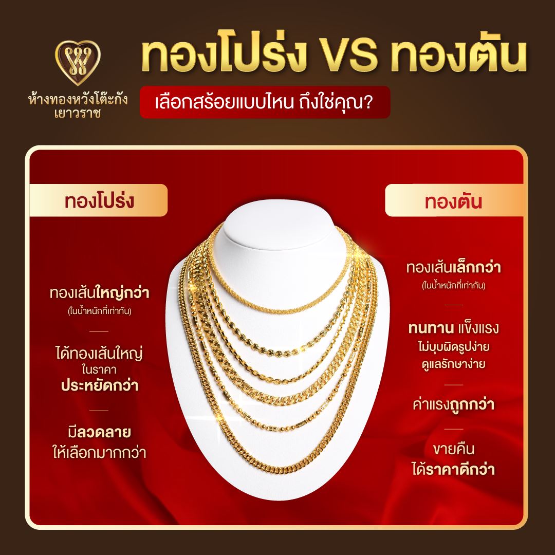 ทองโปร่ง VS ทองตัน